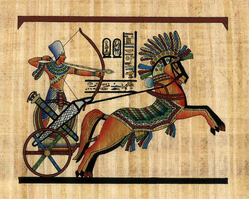 Pharaoh-Using-Bow-and-Arrow-ancient-egypt-37472339-500-400